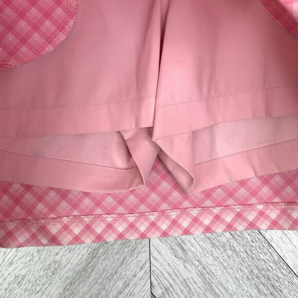 Nike Golf Skirt Skort Womens Size 4 Pink Gingham Plaid Dri-Fit - Picture 2 of 7